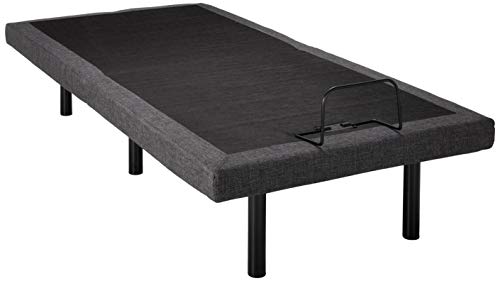 LUCID L300 Adjustable Bed Frame - Head and Foot Incline - USB - Wireless Remote - Easy 2 Person Assembly - Quiet Motor - Relax - TV - Working - Reading - Ergonomic - Electric Bed Base - Twin XL Size