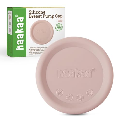 Image of haakaa Manual Breast Pump Cap (Blush) - Made of Premium Grade Silicone, Suitable for All haakaa Breast Pump