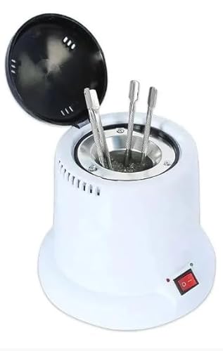 Esterilizador Elétrico De Alicates Tesouras Metal Com Microesfera Manicure Pedicure