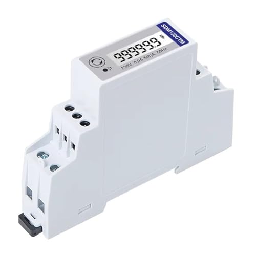 Medidor de energía monofásico SDM120CTM con RS485 para control en carril DIN 3