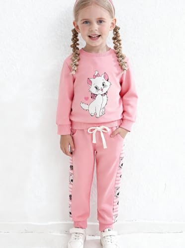 Image of Toddler Baby Boy Girl Clothes with Pockets 2PC Long Sleeve Pullover Sweatshirt and Pants Infant Fall Winter Outfit