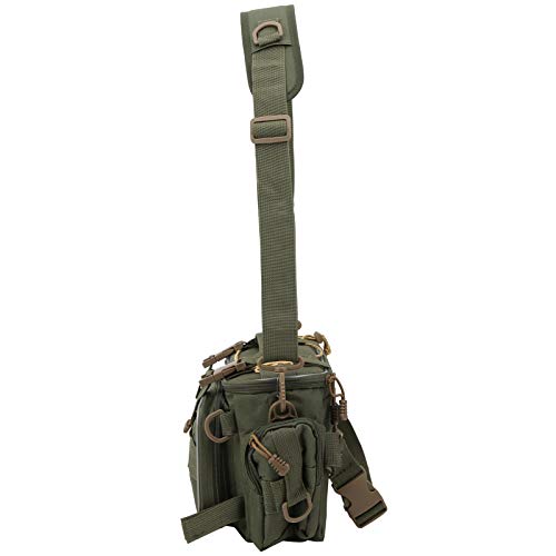 Bolsa de pesca impermeable Naroote en color verde para guardar herramientas de viaje al aire libre
