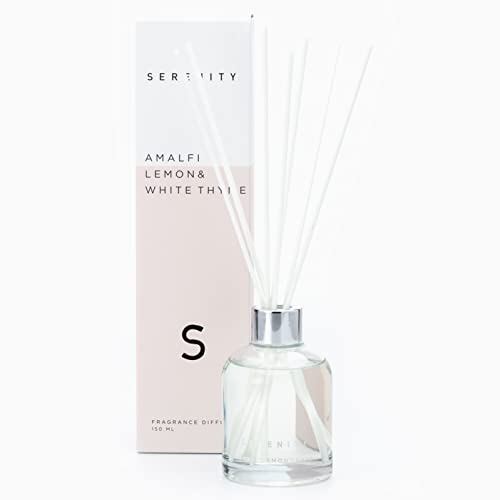 houseproud Serenity Raumduft Duftdiffusor edles Flacon (Amalfi Lemon & White Thyme)