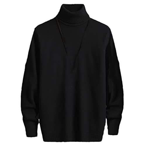 Pull d'hiver à col montant épais pour des soirées chaleureuses et élégantes