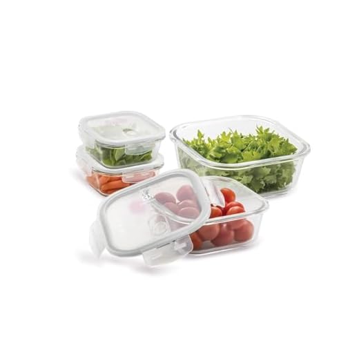 Conjunto de Potes de Vidro Herméticos Electrolux 4un