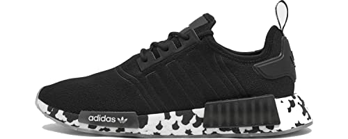 adidas mens NMD_R1 Core Black / Cloud Whit Sneakers, Core Black/Cloud White/Cloud White, 12