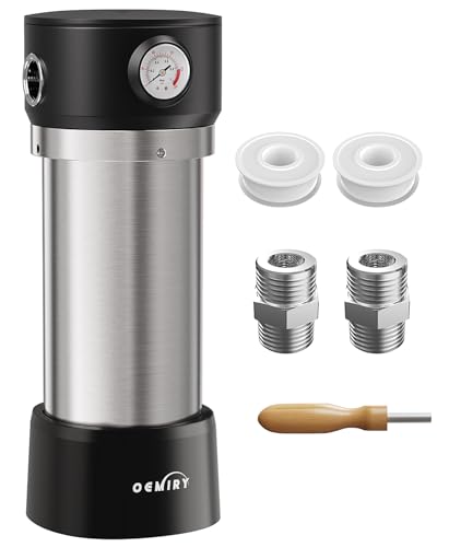 Whole House Water Filter Stainless Steel Housing with Pressure Gauge - image 1