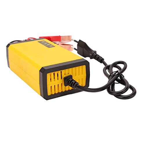 Cargador de Batería de Coche 12V, Mantenedor de Batería Automovilística - Cargador Inteligente Multifuncional con Pantalla LCD Digital, Enchufe Europeo 220V - imagen 8