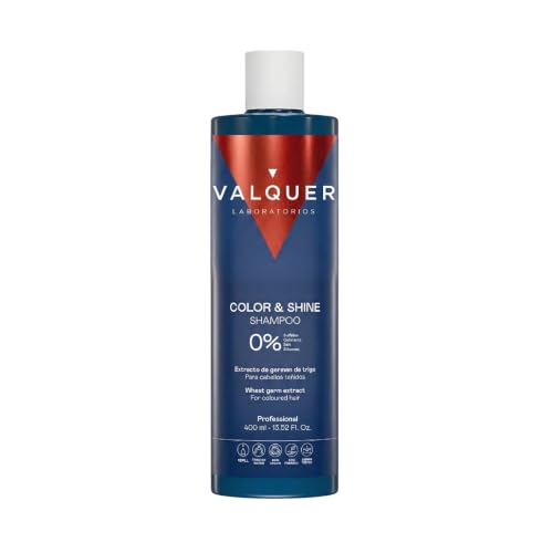 VALQUER Shampoing pour Cheveux Colorés Sans Sulfates | Formule 0% | 400 ml