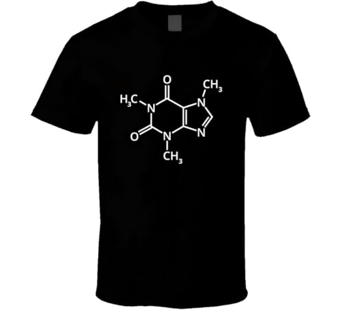 Coffee Chemical Formula T-Shirt Molecular Structure Caffeine Gift from