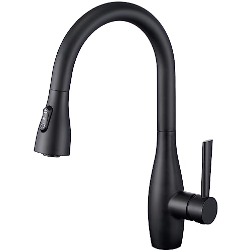 Crea Grifo Cocina Con Ducha 3 Modos, Grifo Para Fregadero Con Ducha Extraíble, Grifo De Monomando Giratorio A 360 , Grifo Cocina Fregadero Extraíble, Negro Mate Crea Grifo Cocina Con Ducha 3 Modos, Grifo Para Fregadero Con Ducha Extraíble, Grifo De Monomando Giratorio A 360 , Grifo Cocina Fregadero Extraíble, Negro Mate