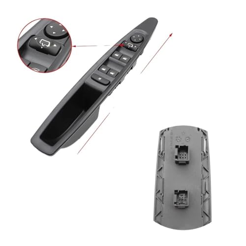 Botonera de elevalunas eléctrico para Citroen C4 2004-2010 interruptor de control de ventana 3