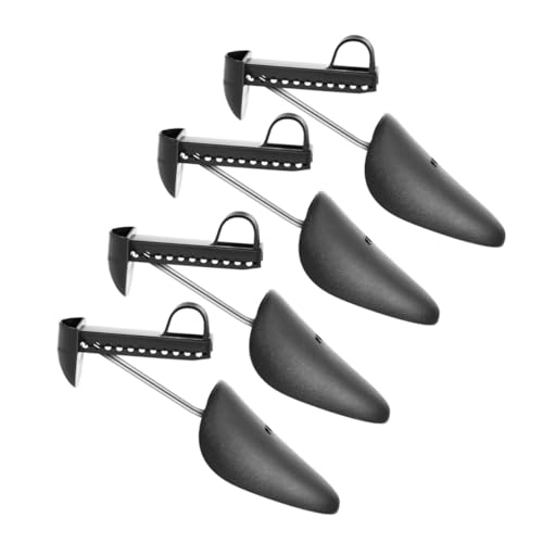 Embauchoirs réglables noirs lot de 4 paires en plastique et métal pour baskets