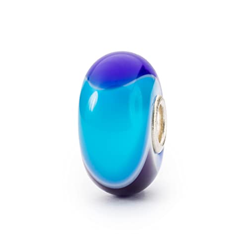 Abalorio Armadillo Trollbeads vidrio plata esterlina talla única sin piedras
