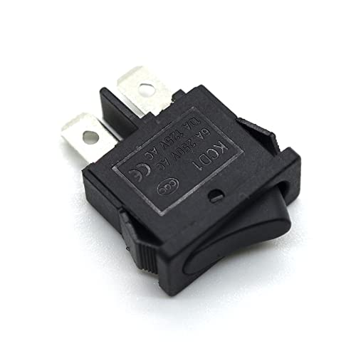 Interrupteur petit format 10x22mm rouge idéal pour réparer vos lampes et petits électroménagers