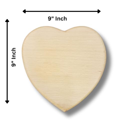 Image of Customized Personalised Engraved Wooden Photo Frame For Gift, All Shapes and Sizes for Everyone (Straight Heart-9x9)