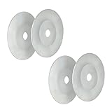 DEEHIGHT Luftwegflansch-Set, 10,2 cm, Sicherheitsflansch-Set für Winkelschleifer mit 1,6 cm Dornloch, 2 Sätze / 4 Stück