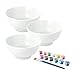 MindWare Paint Your Own Porcelain Vases & Bowls Kids Painting Kit Set of 2 - Porcelain Paint Kit with Art Supplies - Includes 3 Bowls, 3 Vases, 24 Paints, 2 Paintbrushes and Painting Guides - Ages 8+