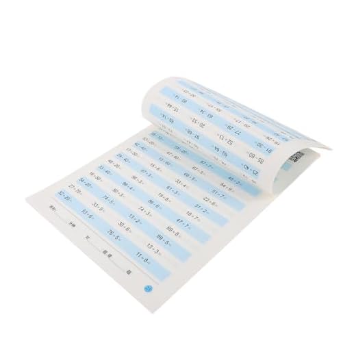 VILLCASE Livro De Exercícios De Aprendizagem De Matemática Livros De Exercícios De Leitura Do Jardim De Infância Bloco De Notas De Matemática Livros De Exercícios De Matemática Para Alunos