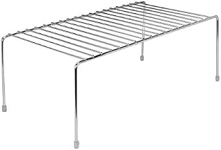 Cupboard Shelf Wire Rack | Kitchen, Fridge & Spice Storage Shelf | Shelving & Under Sink Storage | Plates & Mugs Shelf | Tidy Organiser Stand | M&W