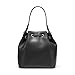 KARL LAGERFELD Paris Women's Handbags Bucket, Black/Silver, One Size