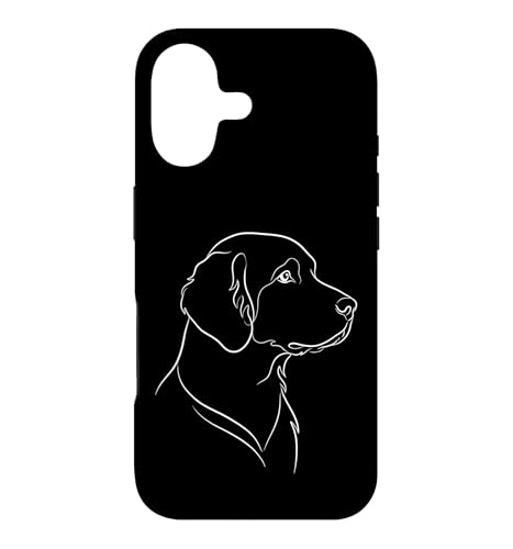 Portuguese Water Dog Aesthetic Line Art Abstract Minimalist Case for iPhone 17