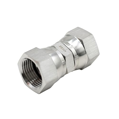Image of HFS(R) 3 /4 inch Female JIC Swivel x 3 /4 inch Female JIC Swivel Nut Union Stainless Steel 304