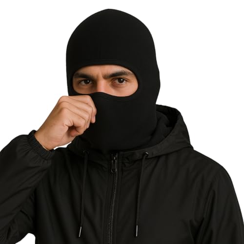 Touca Ninja Balaclava térmica Unissex Com Forro Peluciado Proteção Uv