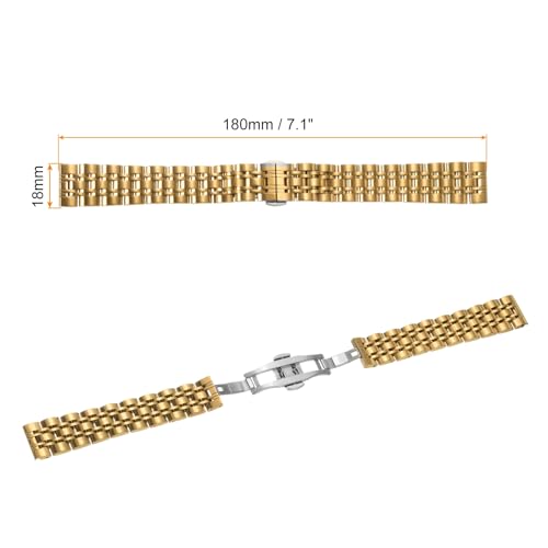 Bracelet de montre à libération rapide en acier inoxydable mixte - 2
