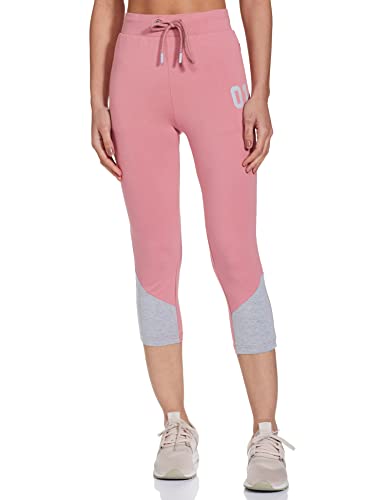 Image of Max Women Colourblock Cropped Elasticated Regular Fit Capris