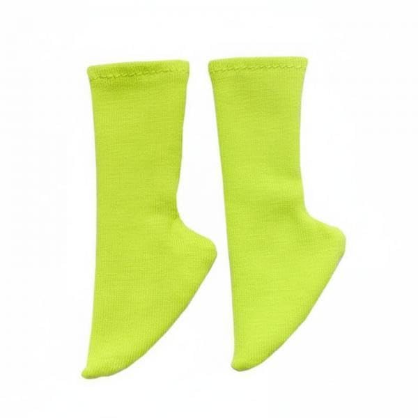 3xBJD Slouch Socks All-Coordinate/6 Scale Doll Socks Fashion Doll Hosiery for Hobbyists Light Green-image-3