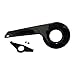 rockible Bike Chain Guard Cover Sprockets Chainring Protector, Bicycle Wheel Crankset Protection for Mountain Road Bike, Kids Bike, and Cycling Accessories, Black