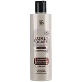 Thader TH Pharma Curly Care Champú para cabellos rizados y ondulados Low Poo con aceites de Coco y Lino y Proteínas Vegetales, 300 ml