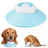 Juguetes para perros y gatos para alimentos líquidos, tapetes de alimentación lenta para lamer, bola rodante para perros, herramienta de enriquecimiento antideslizante para perros, calmante y alivio