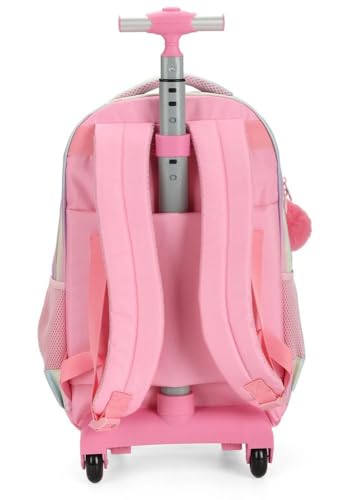 Kit Mochila Rodinha Juvenil feminina Barbie Luxcel 46832
