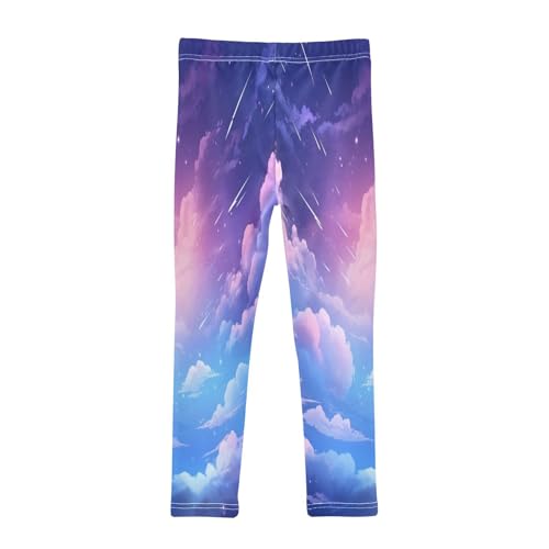 Toddler Girls Leggings Printed Yoga Pants Leggings Purple Bule Cloudy One for Kids2