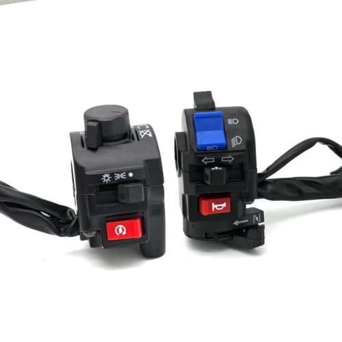 Commande phare moto universelle 22mm résout panne clignotant et bouton start