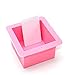 X-Haibei Large Cube Square Silicone Mold for Soap, Candle, Resin, Cake, and Cheese - 500ml, Food-Grade, Easy Release, Perfect for Beginners