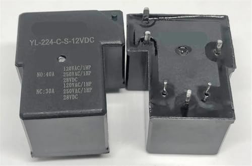 Relé 6 pines 1 pieza YL-224-CS-24VDC conmutador industrial T90-1C-6P-24V-40A para cuadros