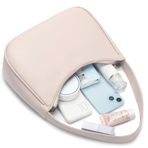 Image of CYHTWSDJ Shoulder Bags for Women, Cute Hobo Tote Handbag Mini Clutch Purse with Zipper Closure