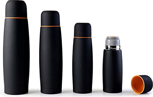 IBILI Flask for Liquids Convex, 1000 ml, Stainless Steel, Double Wall, Black - Image 2