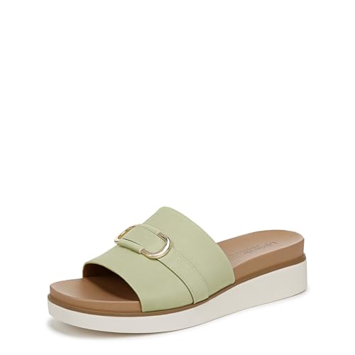 LifeStride Womens Genevieve Slide Sandal Palm Green 8.5 M