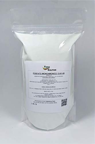 Todocultivo Phosphate monoammonique hydrosoluble cristallin 12-61-00. 5 kg. Possède Une Grande efficacité d'enracinement Cover