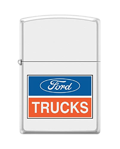Encendedor Zippo Blanco Mate a Prueba de Viento miniatura 1