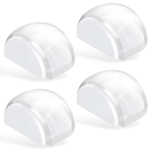 4 PCS Türstopper Boden Selbstklebend Türstopper Boden kleben für alle Hartböden Leise Türpuffer mit Starkem Halt schützt Wände Türen & Möbel vor Beschädigungen