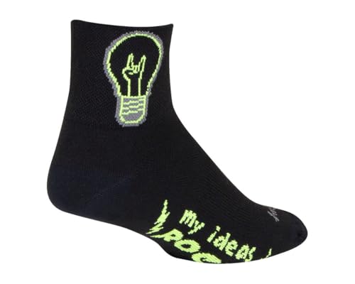 SockGuy Unisex 3in Good Idea Cycling/Running/Active Socks