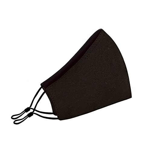 Washable Face Mask with Adjustable Ear Loops & Nose Wire - 3 Layers, Made in USA