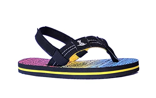 Image of REDVOLUTION New Boys' Beach Sandal TRIBAL Tattoo | Geometric Bali Flip-Flop Sandals