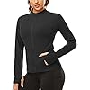 Gleeter-Workout-Jacket-for-Women-Full-Zip-Long-Sleeve-Yoga-Athletic-Running-Jacket-Active-Sportswear-with-Thumbhole Gleeter Workout Jacket for Women Full Zip Long Sleeve Yoga Athletic Running Jacket Active Sportswear with Thumbhole