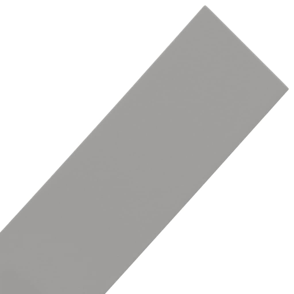 Krawędzie trawnika, 5 szt., szare, polietylen, długość 10 m, wysokość 10 cm, elastyczne obramowanie grządki, krawędź koszenia, palisada, ograniczenie ścieżki do ogrodu, na podwórko, taras